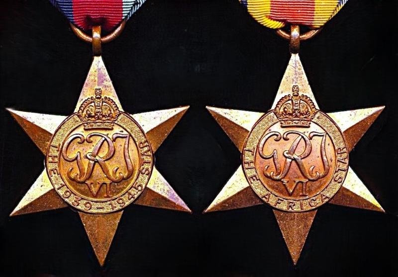 An Indian Army State Forces Second World War North Africa campaign service medal pair: Sergeant Kan Singh, I.T.C. Jaipur, State Forcesodphur State Forces — image 2