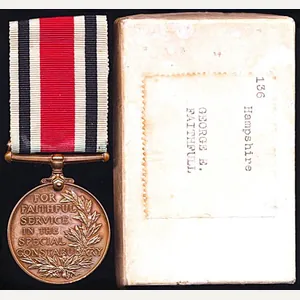 Special Constabulary Long Service Medal. GVI first type (George R. …