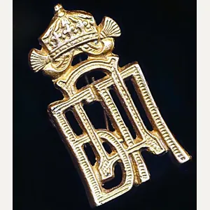 Bulgaria (Kingdom): Item of Royal Bulgarian Military insignia. Gilded Bronze