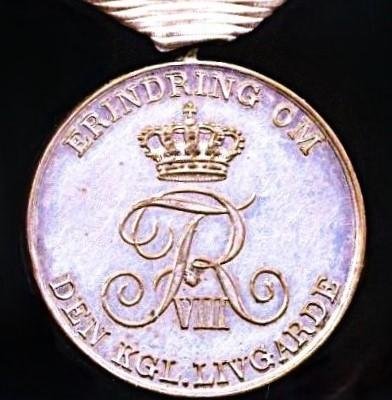 Denmark: Royal Life Guards Regiment (Den Kongelige Livgarde) 250th Anniversary Medal (1908 — image 2