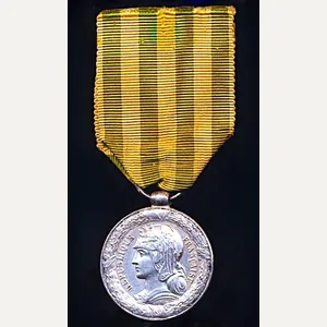 France: Tonkin Campaign Medal 1883-85 (Medaille Du Tonkin). Army issue …