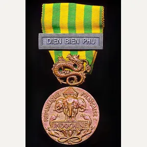 France: Indochina Campaign Medal 1945-1954. With clasp 'Dien Bien Phu'