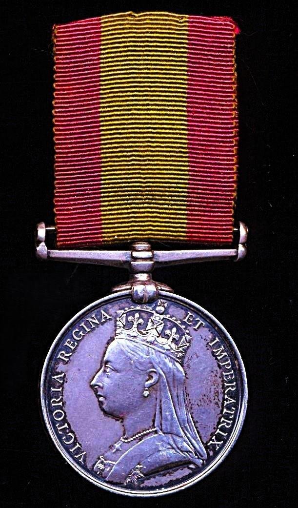 Afghanistan War Medal 1878-1880. No clasp (4411. Driv: C. Taylor. H/1st Bde. R.A.) — image 2