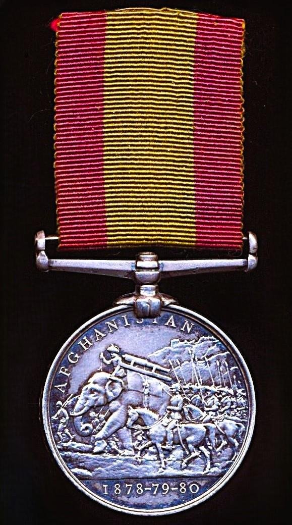 Afghanistan War Medal 1878-1880. No clasp (4411. Driv: C. Taylor. H/1st Bde. R.A.) — image 3