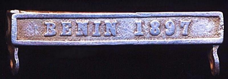 East & West Africa Medal 1887-1900. Clasp 'Benin 1897'. Silver — image 3