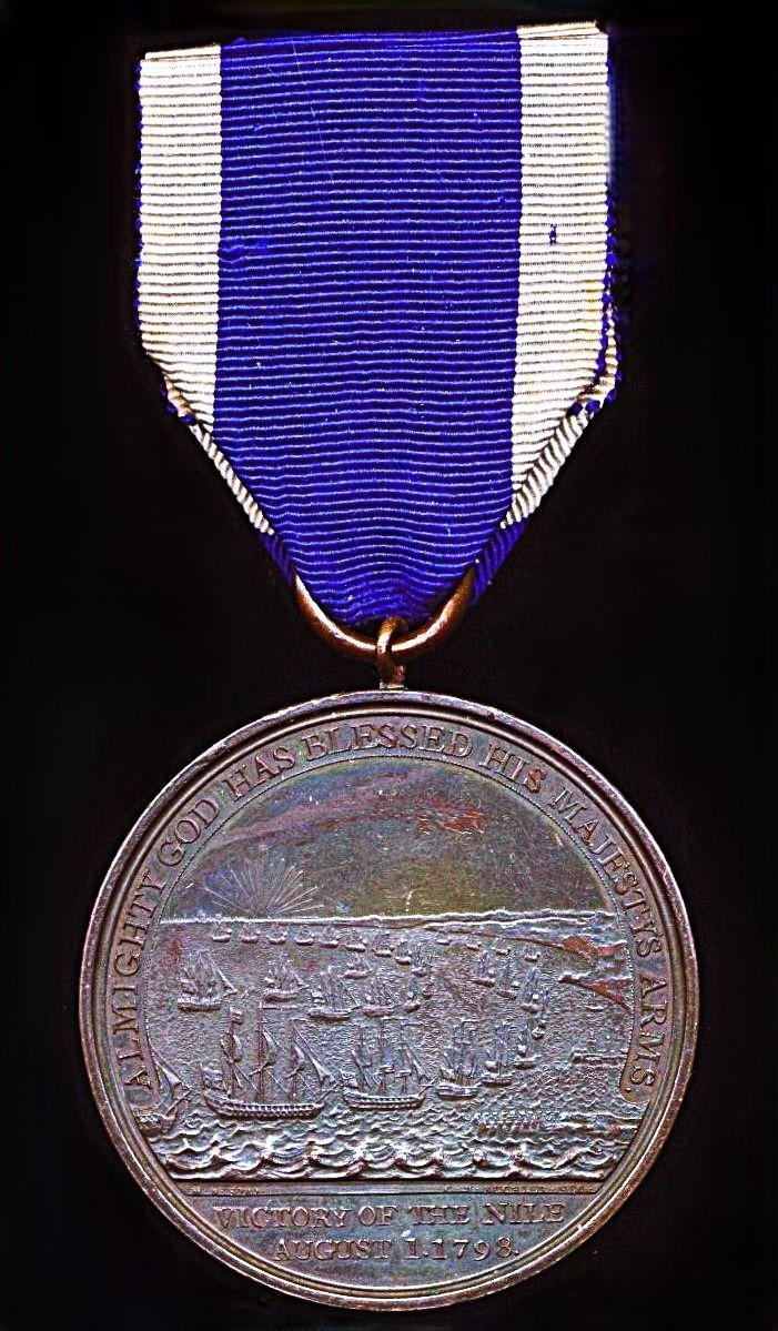 Alexander Davison's Medal for The Nile 1798. Copper issue for 'Ratings' — image 2