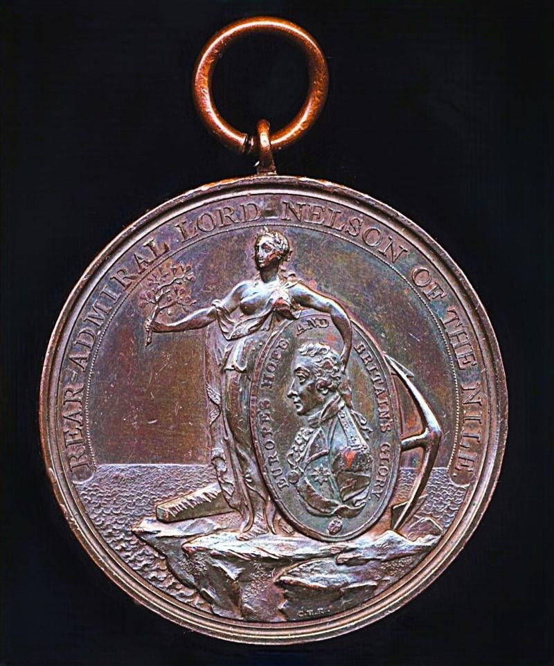 Alexander Davison's Medal for The Nile 1798. Copper issue for 'Ratings' — image 3