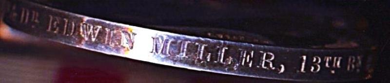 Indian Mutiny Medal 1857-59. With 2 x clasps 'Relief of Lucknow', & 'Lucknow' (Gunr. & Dr. Edwin Miller, 13th Bn. R. Arty.) — image 5