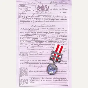 Indian Mutiny Medal 1857-59. With 2 x clasps 'Relief of …