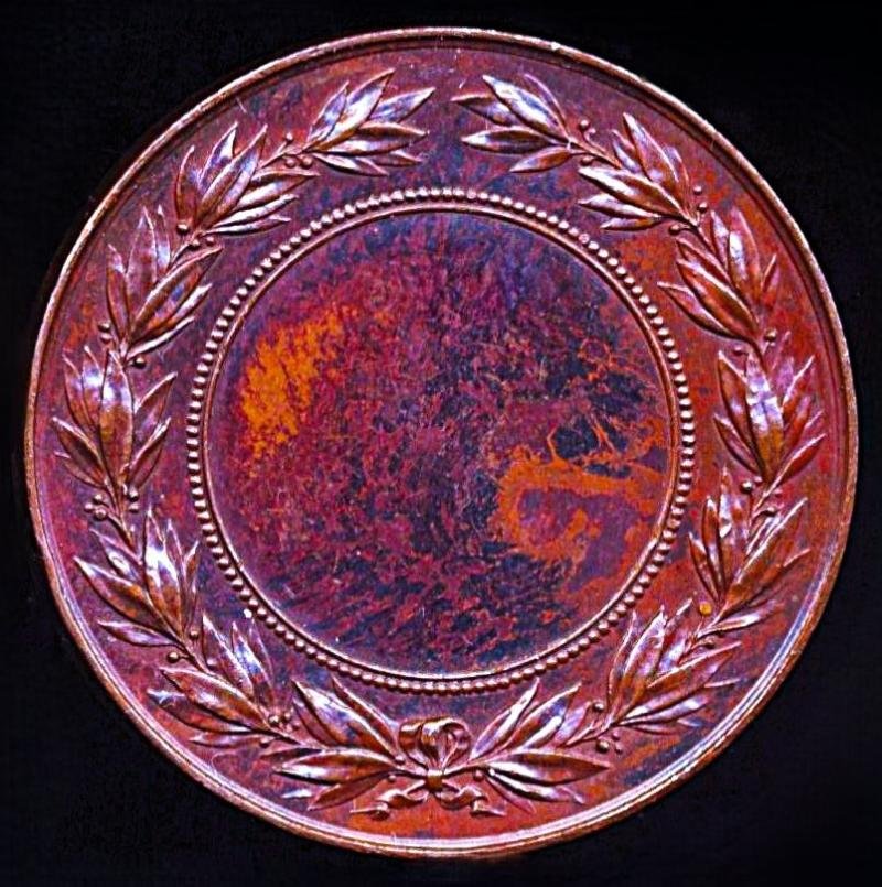 Abyssinia Medal 1896-98. Copper — image 2