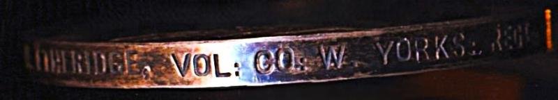 Queen's South Africa Medal 1899-1902. Silver issue with 3 x clasps 'Transvaal', 'South Africa 1901' & 'South Africa 1902' (6953 Pte. A.E Etheridge. Vol. Coy. W. York. Regt.) — image 5