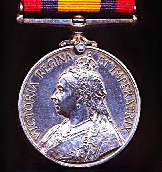 Queen's South Africa Medal 1899-1902. Silver issue, no clasp (Condr: W. Freeman. Natal Transport) — image 4