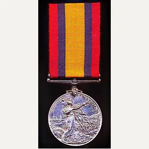 Queen's South Africa Medal 1899-1902. Silver issue, no clasp (Condr: …