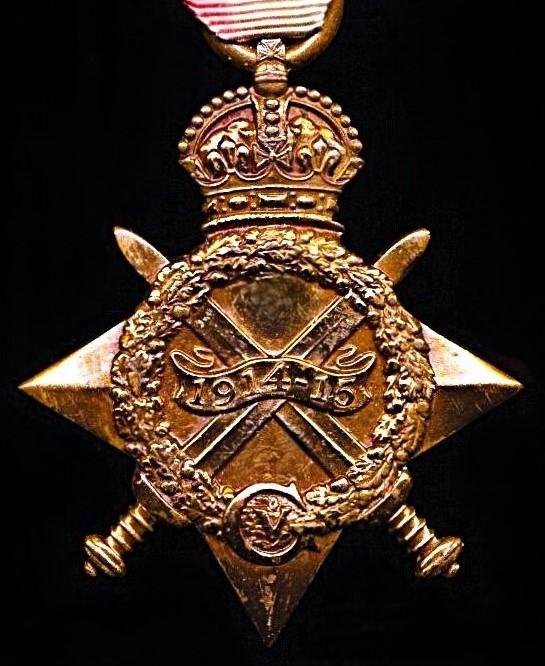 1914-15 Star (L-3499 Pte. J. C. Yates. 21st. Lrs.) — image 2