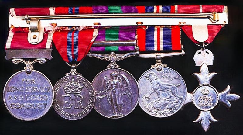 A Decorated 'Manxman' British Army Officer medal group of 5: Lieutenant-Colonel Terence Ridgeway Shimmin, M.B.E., Royal Army Pay Corps — image 2