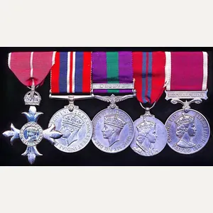 A Decorated 'Manxman' British Army Officer medal group of 5: …