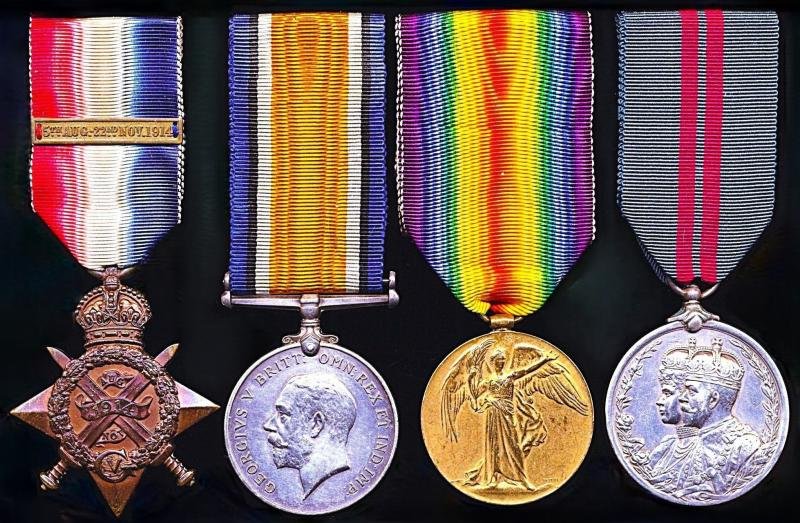 A most desirable 'Shetland Islander' and confirmed participant at the Delhi Durbar of 1911, who died of wounds in France 1914, medal group of 4: Private Thomas Hardy, 2nd Battalion Gordon Highlanders — image 2