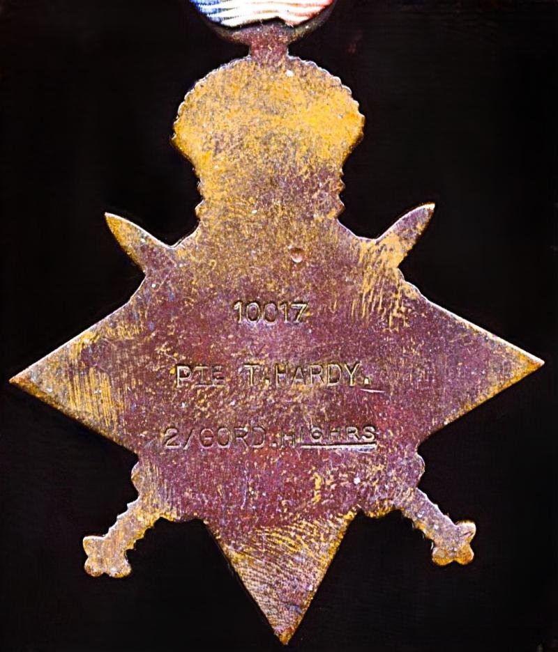 A most desirable 'Shetland Islander' and confirmed participant at the Delhi Durbar of 1911, who died of wounds in France 1914, medal group of 4: Private Thomas Hardy, 2nd Battalion Gordon Highlanders — image 4