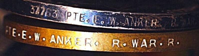 A Warwick Steam-Roller-Driver's Great War & Fire Brigade campaign & long service medal group of 3: Second Engineer Ernest Walter Anker, Warwick Fire Brigade late Royal Warwickshire Regiment — image 4