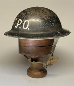 WW2 British, Home Front, 'GPO' (General Post Office), MkII Helmet.