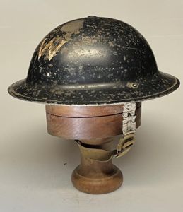 WW2 British, Home Front, 'W' (Warden, Outside London), MkII Helmet