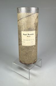 WW2 British, Unit 'Tin' of Foot Powder, 16 Oz, Dunkirk …