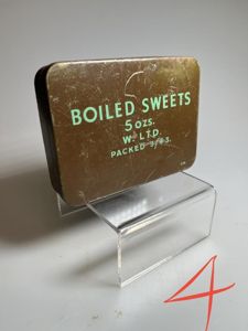 WW2 British, Issue, 'Boiled Sweets' Ration Tin (4).