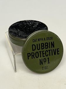 Post-WW2, British, Dubbin Protective No1, 2 Oz Cat. No. H.A. …