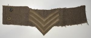WW1, British, 'Acting' Sergeant Armband.