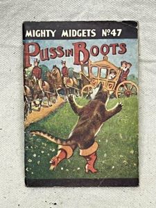 WW2 British, Book: 'Mighty Midget, No.47, Puss in Boots.