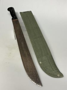 WW2 British Army, Machete and Scabbard, 1945.