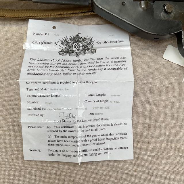 Old spec MK5 Sten with Sling — image 10