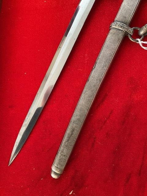 Full rig WKC army dagger with slant grip. — image 5