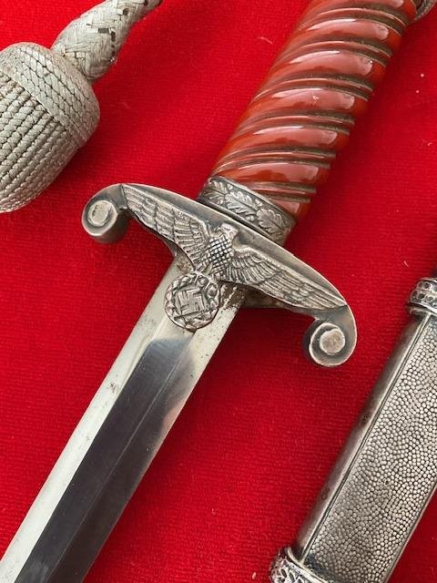 Full rig WKC army dagger with slant grip. — image 6