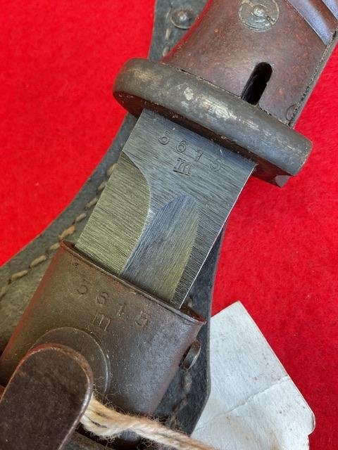 1944 Dated FNJ Matching K98 Bayonet — image 2