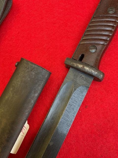 1944 Dated FNJ Matching K98 Bayonet — image 3