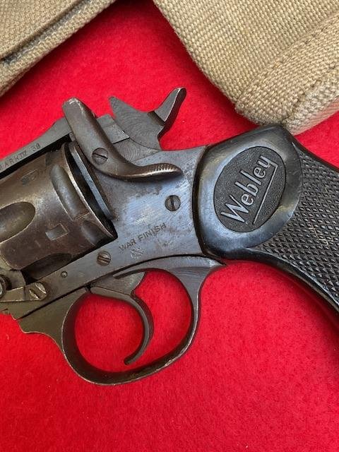 Webley Mark IV .38 and holster — image 2