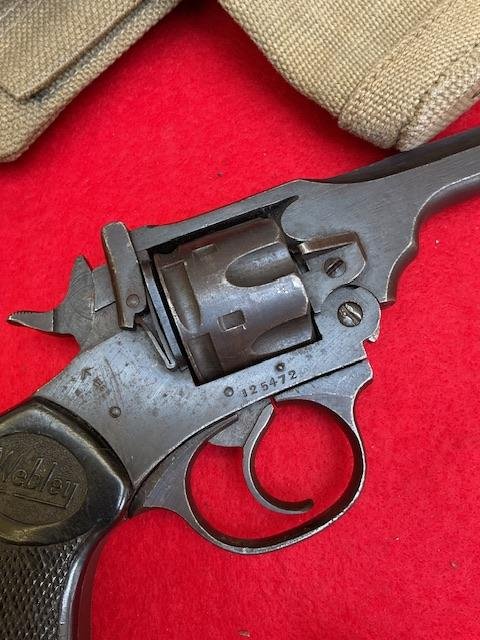 Webley Mark IV .38 and holster — image 4
