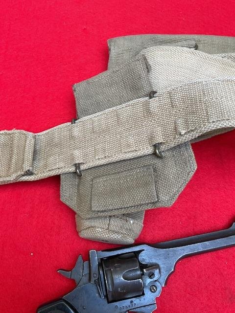 Webley Mark IV .38 and holster — image 6