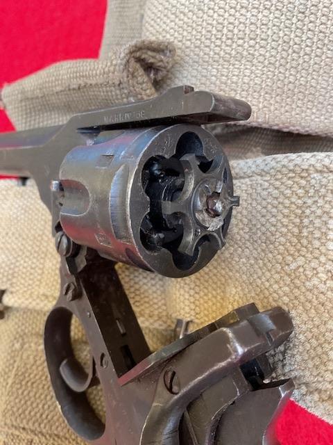 Webley Mark IV .38 and holster — image 7