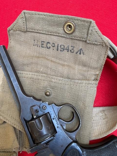 Webley Mark IV .38 and holster — image 8