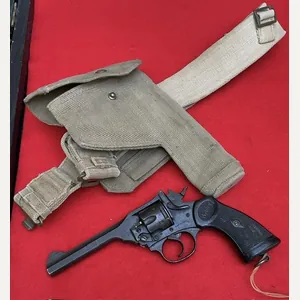 Webley Mark IV .38 and holster