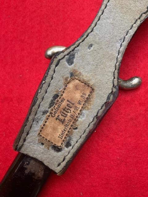 German saw back fire bayonet. — image 2