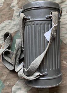 Rare Early 1937 Short Canister German WW2 Gas mask