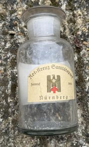 WW2 German Medical Glass Jar