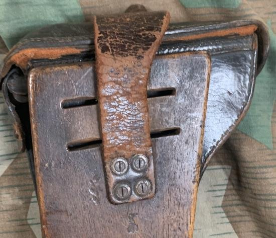 WW1 1915 Artillery Luger Holster Stock — image 5