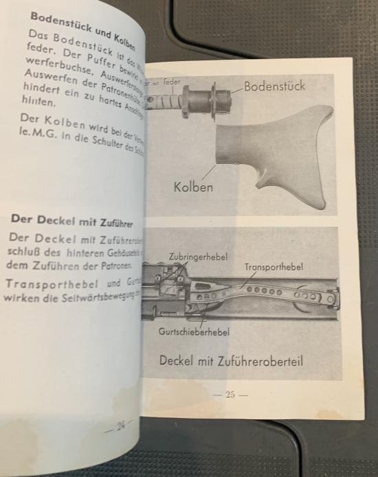 Rare original MG42 manual — image 2