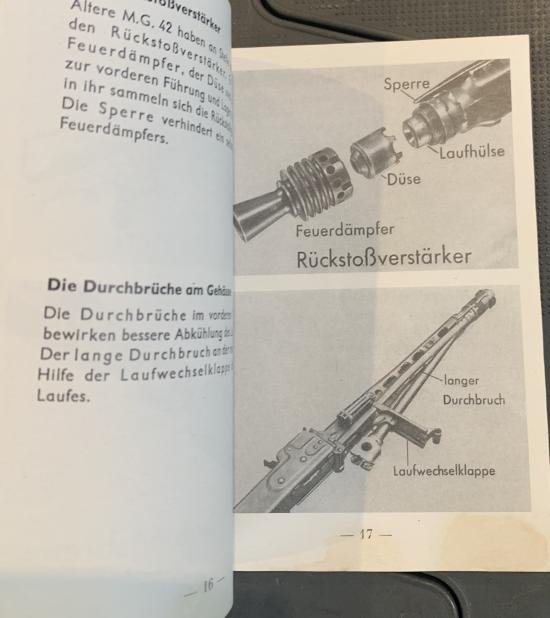 Rare original MG42 manual — image 4