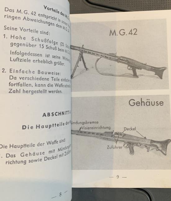 Rare original MG42 manual — image 5