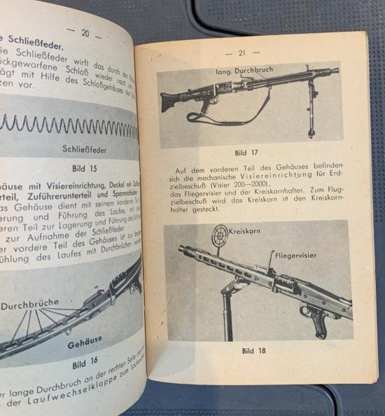 Rare Original MG42 Manual — image 4